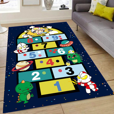 Eco-friendly kids carpet toddler mat soft and comfortable baby fitness game mat//