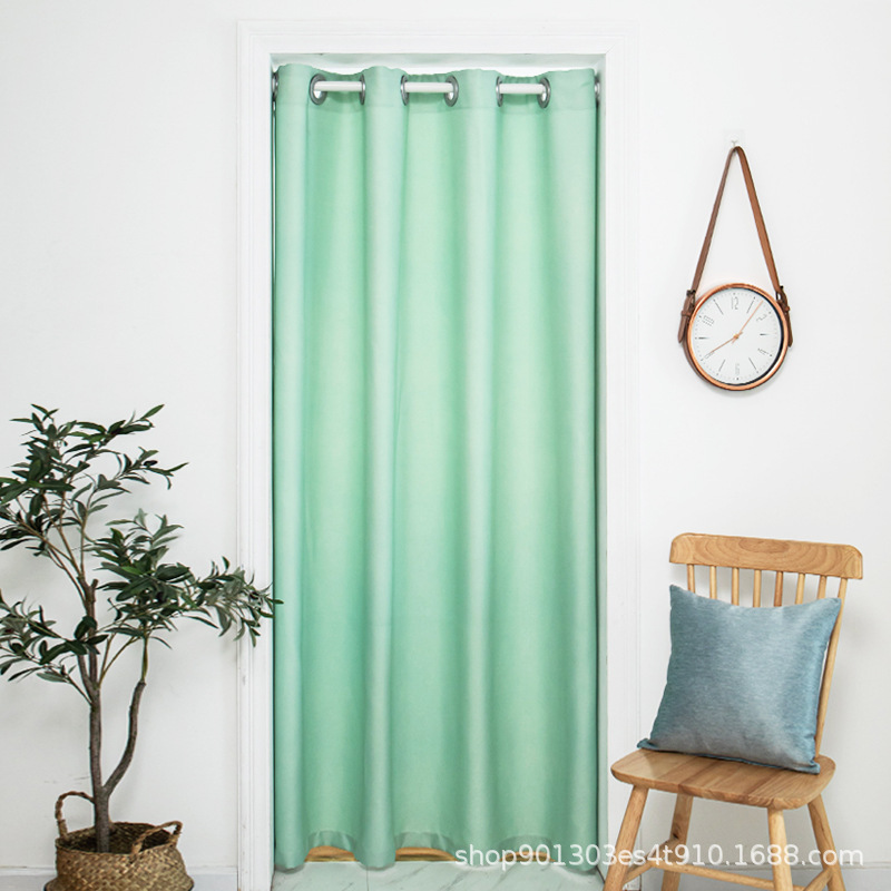 Customized Windproof Insulation Curtain Heavy Soundproof Super Blackout Window Curtain Door Curtain