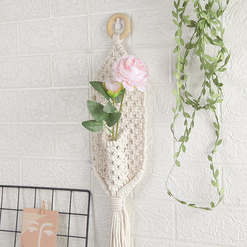 Macrame Planter Wall Hanging Basket Pot Bohemia Air Plant Hanger Holder Flower Planter Hanger