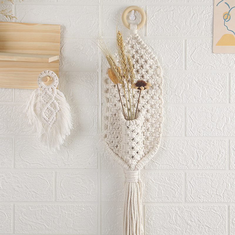 Macrame Planter Wall Hanging Basket Pot Bohemia Air Plant Hanger Holder Flower Planter Hanger