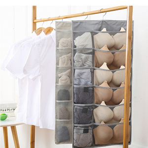 Reticulate Storage Hanging Bag Double Sided Underwear Bra Home Travel Wardrobe Closet Socks Sundry Organizer