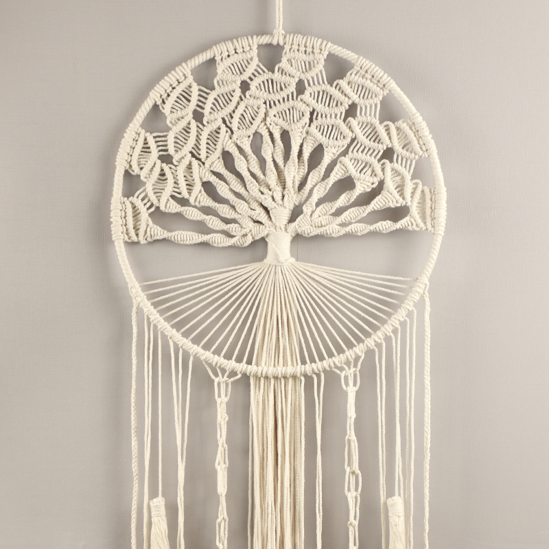 DR-NY Dream Catcher Boho Tree of Life Large Handmade Macrame Wall Hanging Wedding Nursery Cafe Home Bedroom Bohemian for Girls