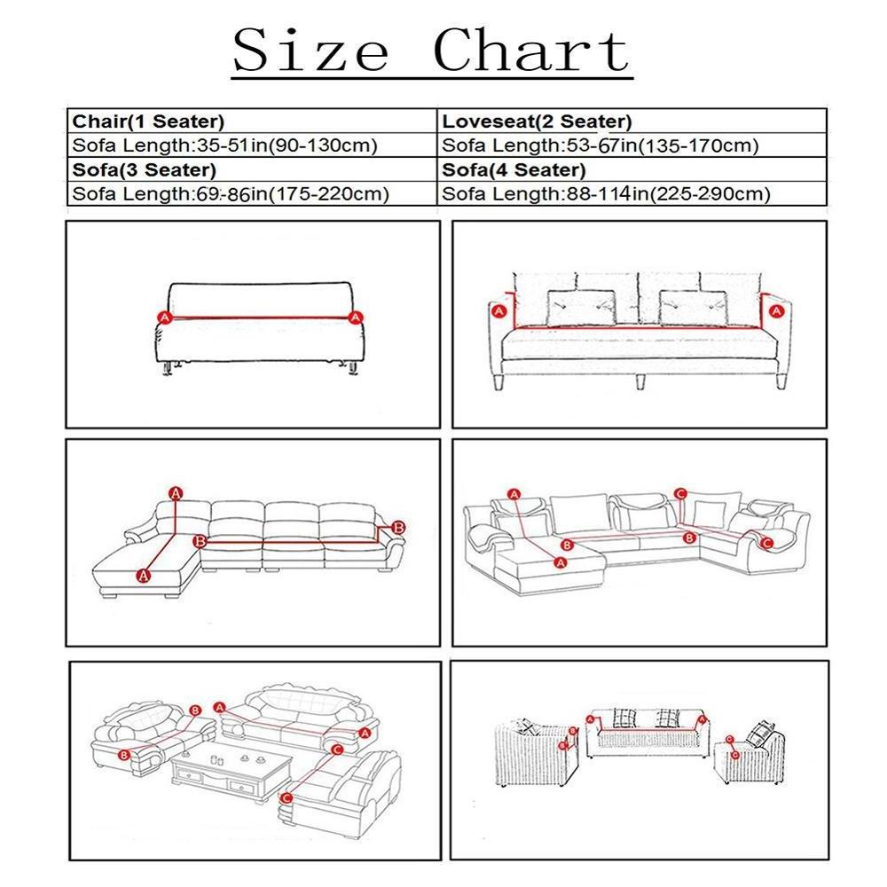 Latest Design Sofa Cover, Sofa Cover Couch With Elastic Bottom And Straps