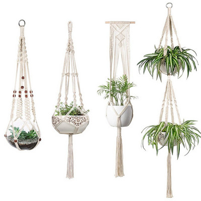 Home Decor Wrought Iron Plant Hanger Bracket,Plant Hanger Macrame,Indoor Plant Hanger