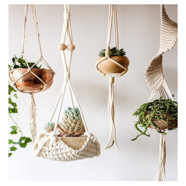 Home Decor Fancy Plant Hanger Bracket,Wholesale Macrame Indoor Plant Hanger