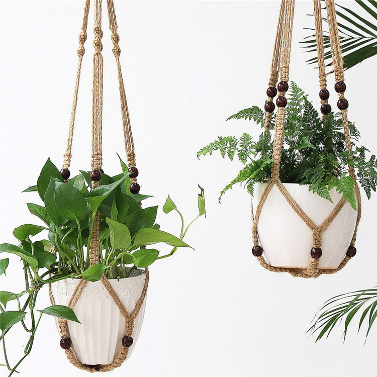 home decor Boho Wall Hanging Planter Modern Indoor Home Decor Macrame Plant Hanger