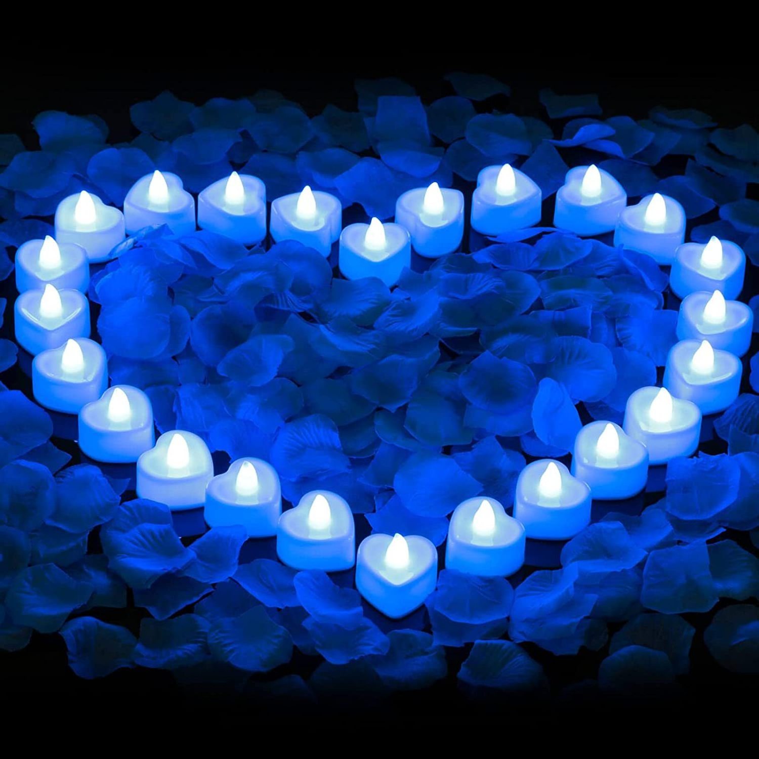 Flameless Candles, Battery Operated Votive Candles, LED Tea Light Candles with Warm White Light