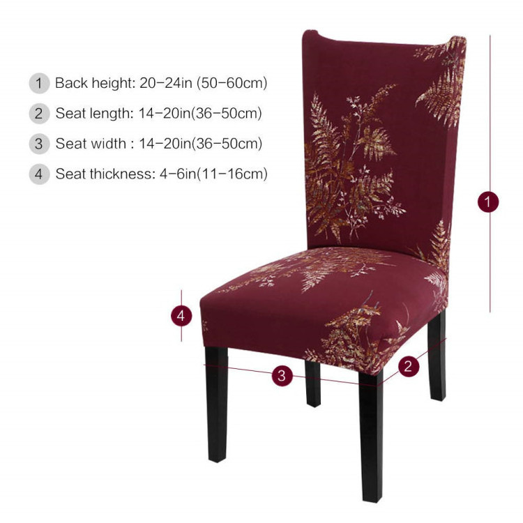 Christmas decorative chair back covers, red cover chair wedding decoration,  chair protector