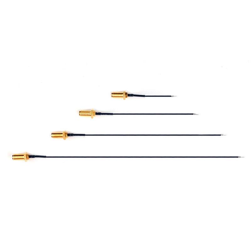 RF1.13 IPEX to SMA rf cable assembly sma to ipex RF pigtail cable SMA Female Nut Bulkhead to U.FL IPEX RF Coaxial cable assembly