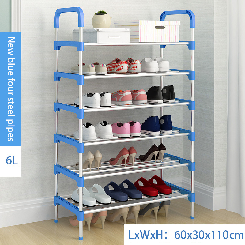 Modern Home Furniture Portable 3/4/5/6/7/8 Tier Plastic Shoe Cabinet Rack with Handles for Living Room Storage