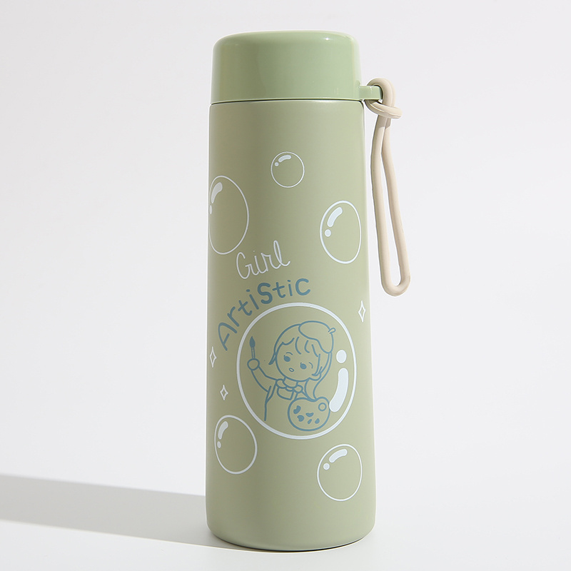 300ML bubble girl vacuum flask thermos stainless steel vacuum flask