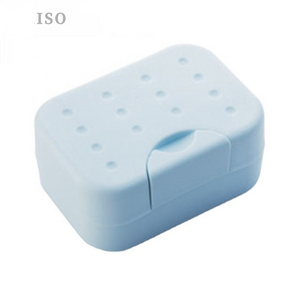 Creative Travel Seal Soap Rack Portable Round Handmade Soap Dish Double Plastic Soap Box