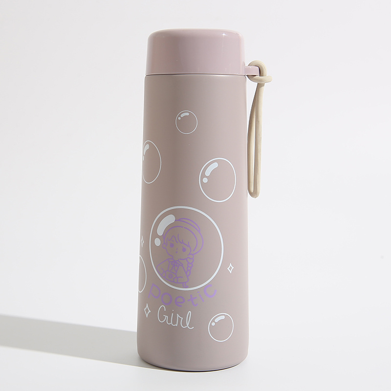 300ML bubble girl vacuum flask thermos stainless steel vacuum flask