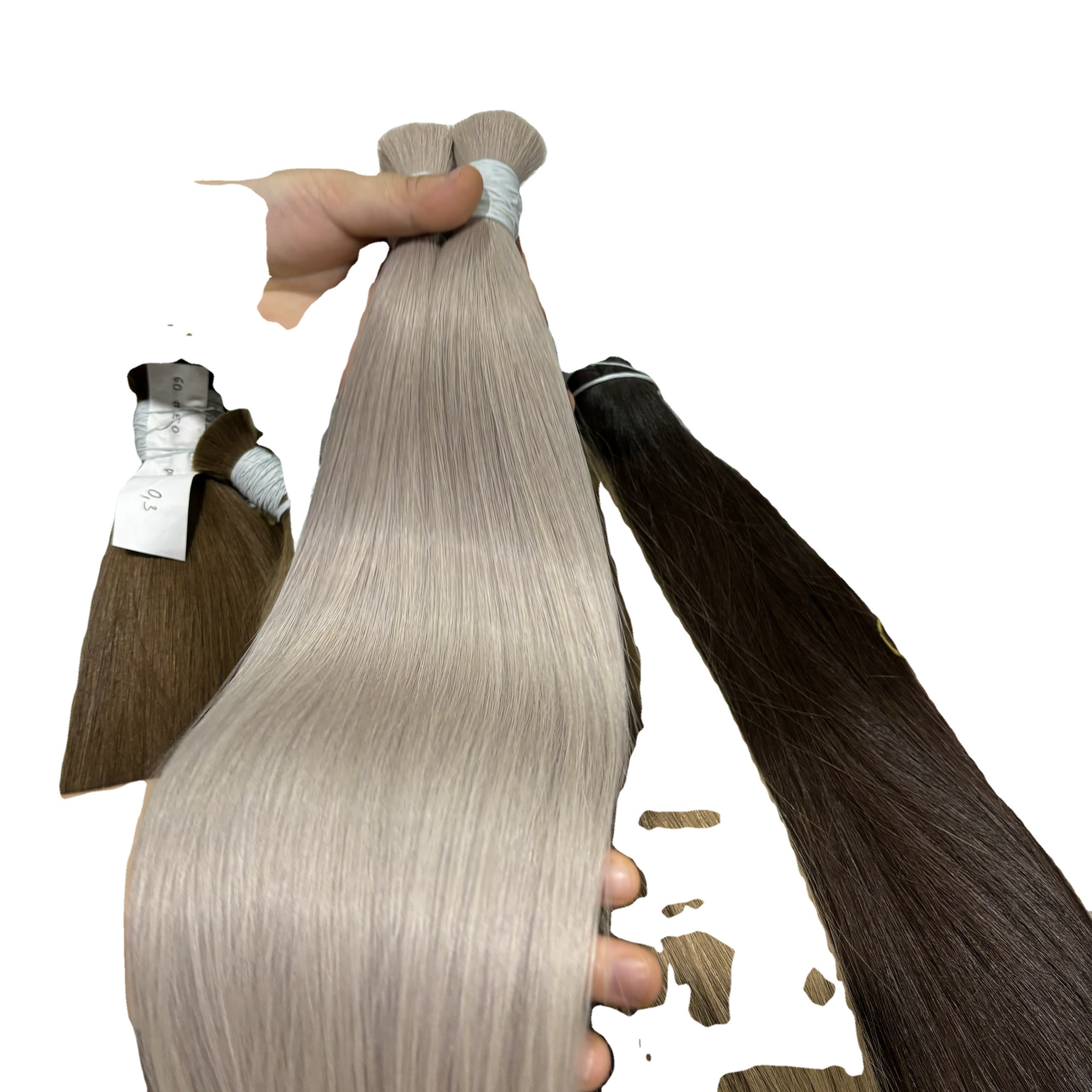 Wholesale Products For Women High Quality Super Double Human Hair Extensions Bulk Hair  Vietnamese Raw Hair Wholesale