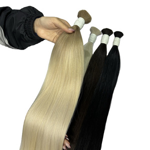 Wholesale Products For Women High Quality Super Double Human Hair Extensions Bulk Hair  Vietnamese Raw Hair Wholesale