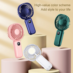 Small Mini Handheld Fan Usb Rechargeable Mini Air Held Neck Cute Necklace Fans Multifunction Hand Usb Rechargeable Mini Fan