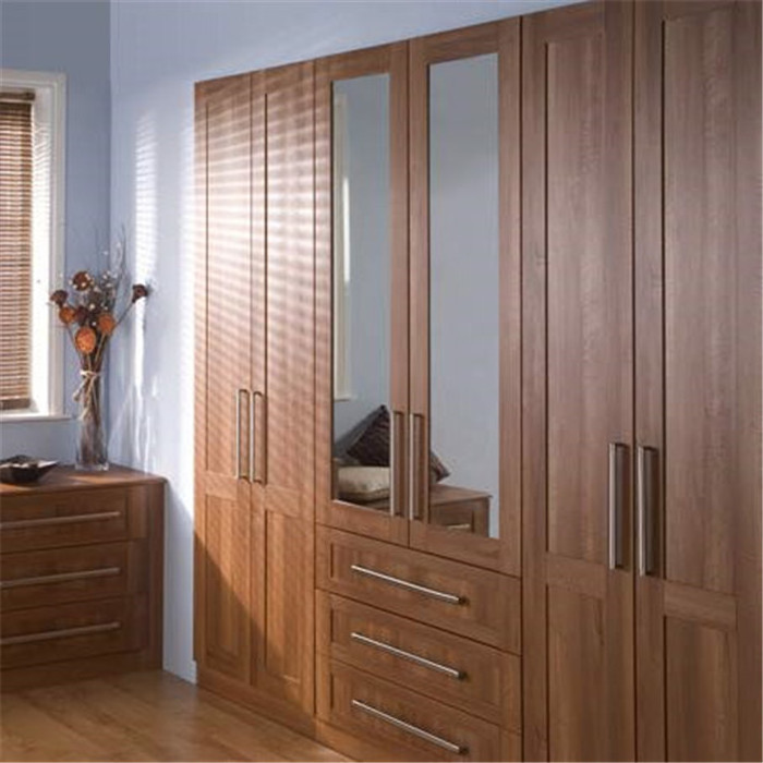 DAIYA high quality mango wood wardrobe with swing door wardrobe open closet