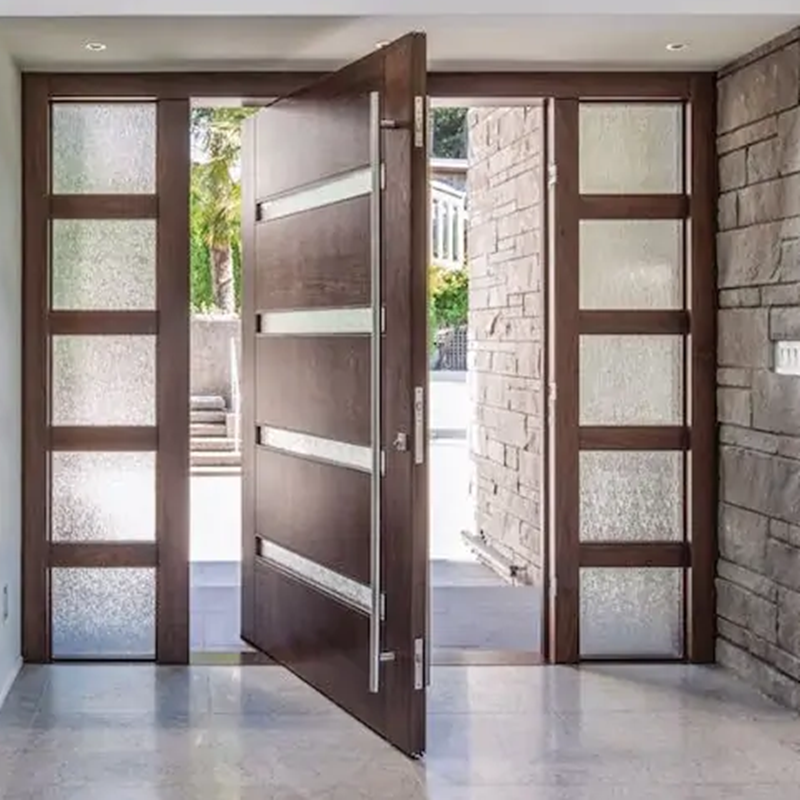 DAIYA expensive wood door with main door design solid wood pivot door design