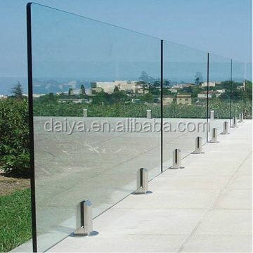 Daiya removable swimming pool handrails with spigot glass railing