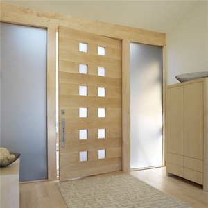 DAIYA expensive wood door with main door design solid wood pivot door design