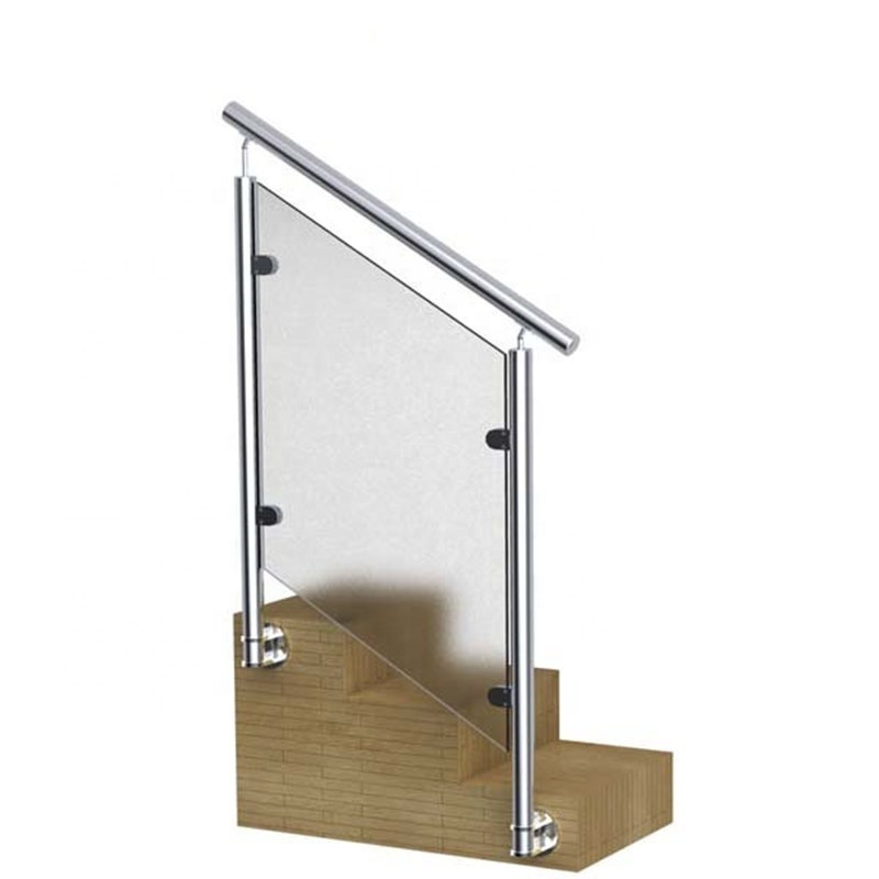 wall rail with best price post glass railing