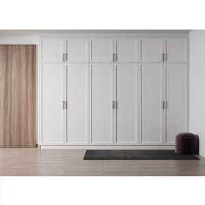 DAIYA high quality mango wood wardrobe with swing door wardrobe open closet