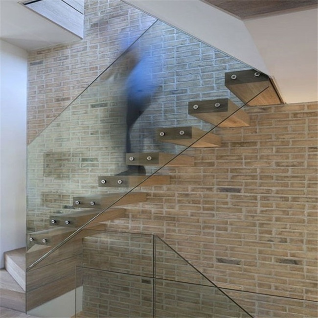 DAIYA glass stair accessories glass floating stairs brackets