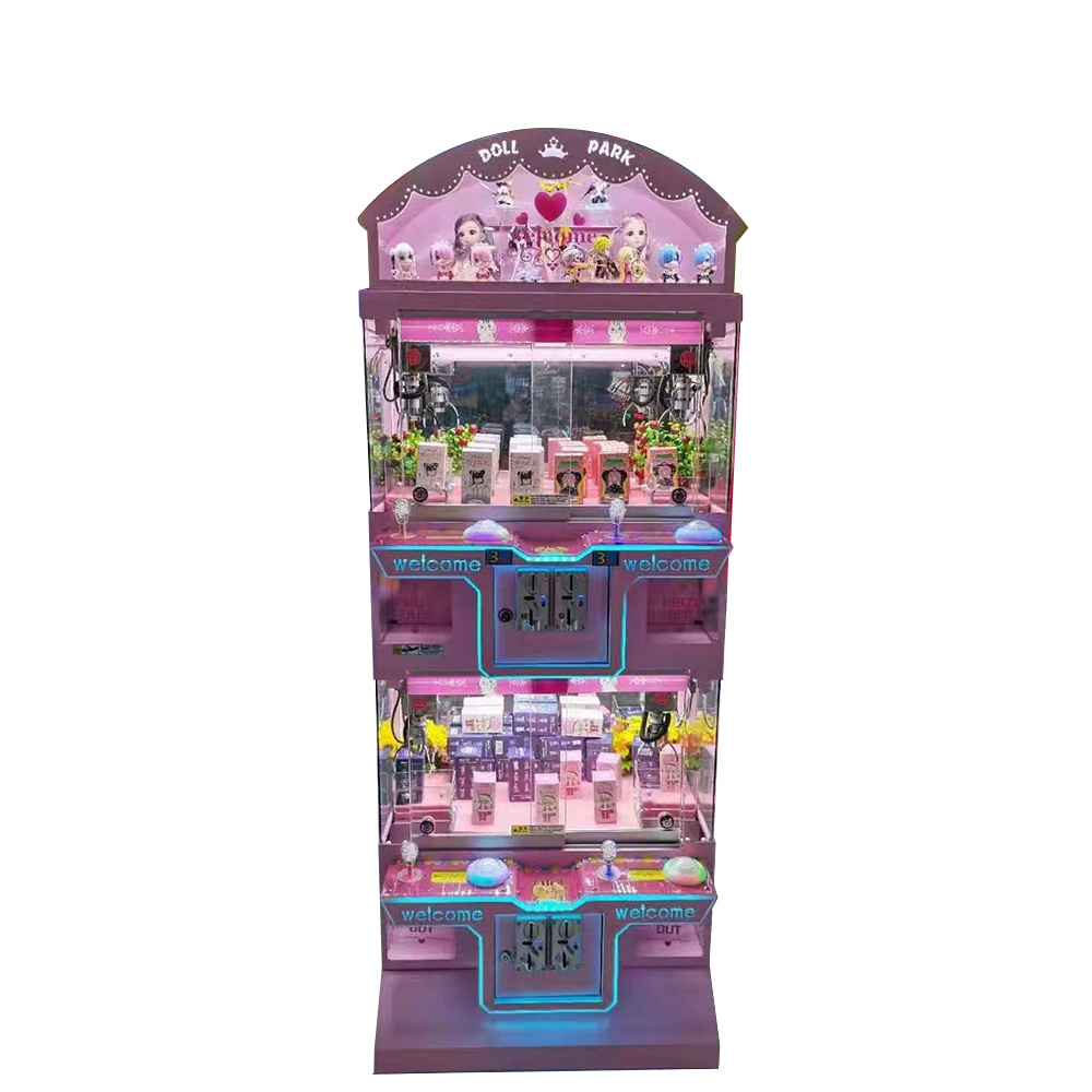 Commercial Funhouse Claw Machine Coin Operated Custom Crazy Toy 2 Animal Claw Machine Indoor amusement machine