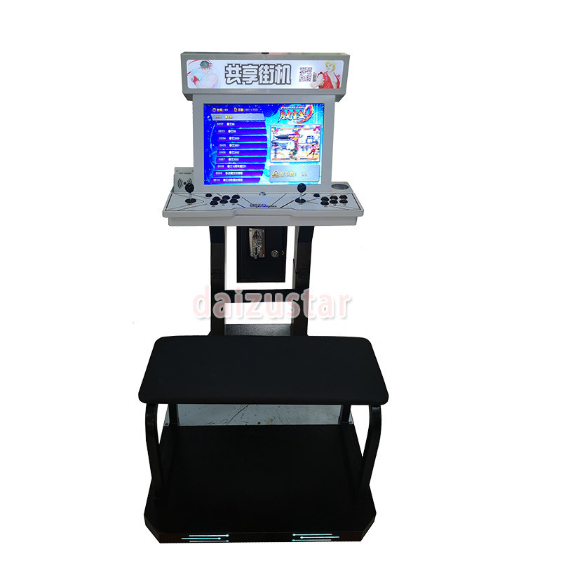 Net celebrity game console arcade game sharing arcade scan code queuing two-person sparring game fighting machine