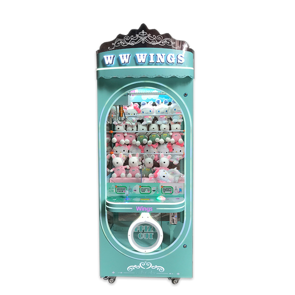 Commercial Funhouse Claw Machine Coin Operated Custom Crazy Toy 2 Animal Claw Machine Indoor amusement machine