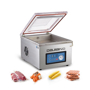 CE Meat Packing Machine Tray Sealer Food Container Sealing Machine Table Top Vacuum Packing Machine