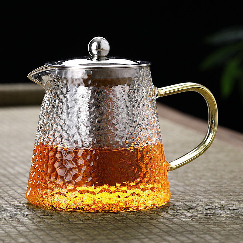 Borosilicate Glass glass infuser /handcrafted /teapot Teapot with Removable infusers Tea Kettle Tea Maker