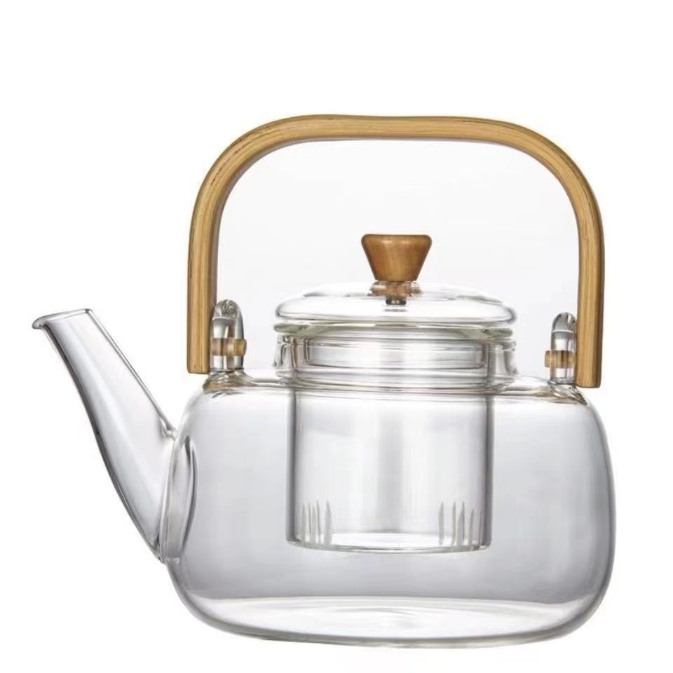 Borosilicate Glass glass infuser /handcrafted /teapot Teapot with Removable infusers Tea Kettle Tea Maker