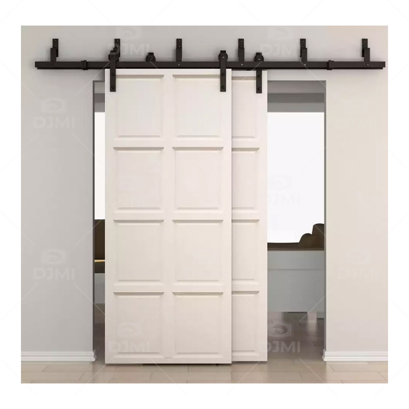 High End House Wooden Barn Door with Hardware Hotel Sliding Barn Door Waterproof Wood Barn Pocket Door for Bathroom