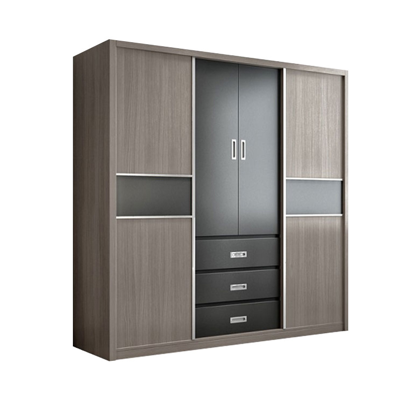 Hot Selling Organizer Melamine Doors Bedroom Wardrobe Interior Design Closet