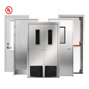 Food Industry Swing Stainless Steel Traffic Kitchen Doors For Restaurant stainless steel set screw for door handle