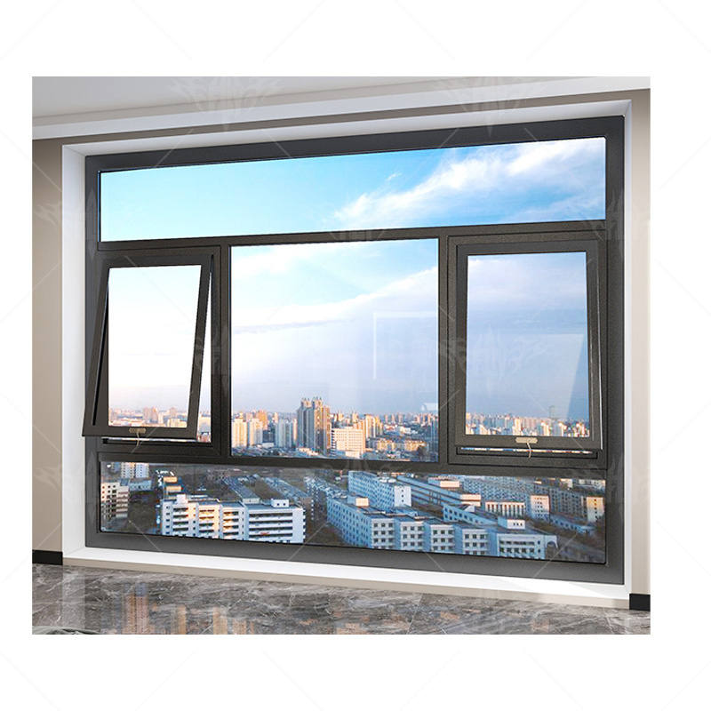 China Manufacturer Hung Window Swing Aluminum Alloy Glass Swing Windows high quality