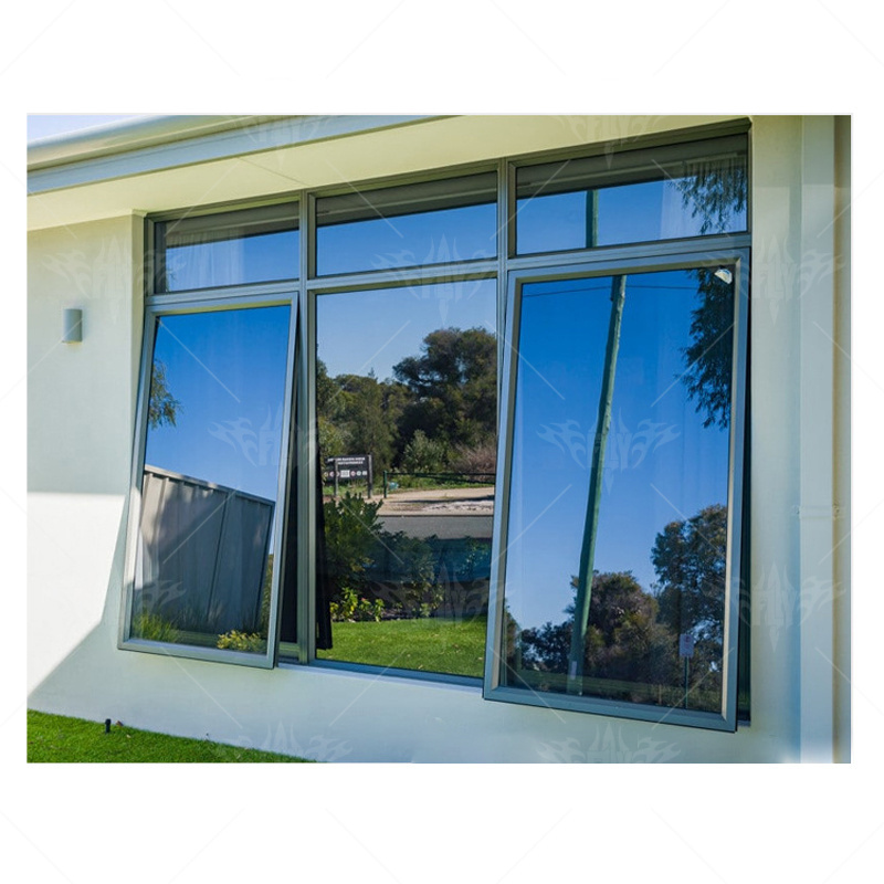 China Manufacturer Hung Window Swing Aluminum Alloy Glass Swing Windows high quality