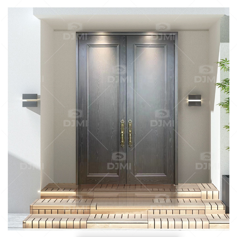 Luxury Design Main Reinforced Security Steel Door China Supplier Home Security Steel Plate Safety Door