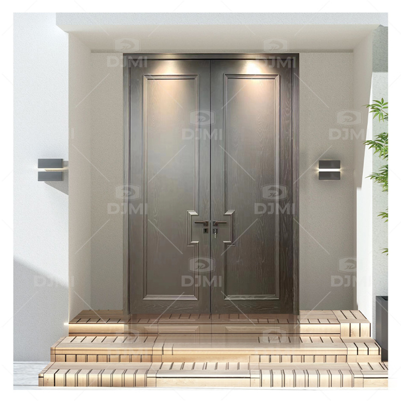 Luxury Design Main Reinforced Security Steel Door China Supplier Home Security Steel Plate Safety Door