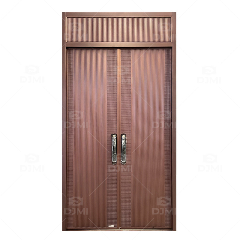 DJMI villa main door custom villa home metal bifold main gates door with electric lock