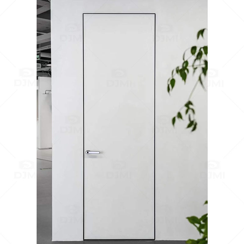 New Modern Design Wood Interior Flush Hidden Wooden Door Invisible Design With Concealed Hinges Secret Door