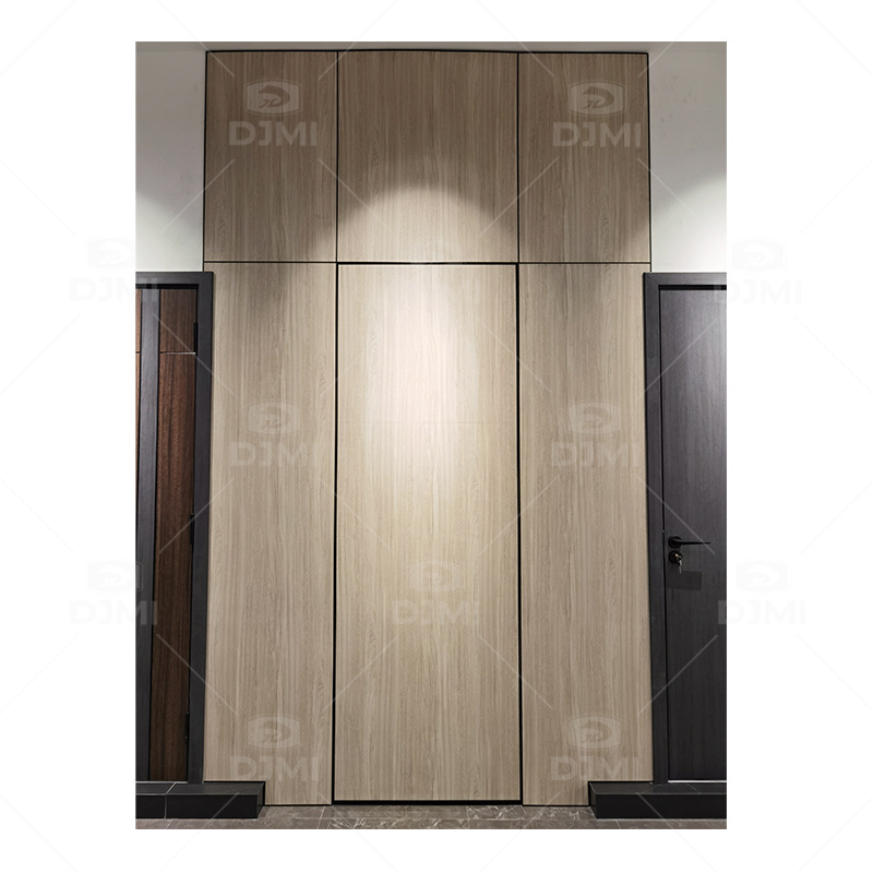 New Modern Design Wood Interior Flush Hidden Wooden Door Invisible Design With Concealed Hinges Secret Door