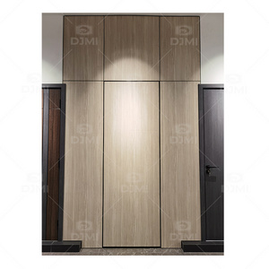 New Modern Design Wood Interior Flush Hidden Wooden Door Invisible Design With Concealed Hinges Secret Door