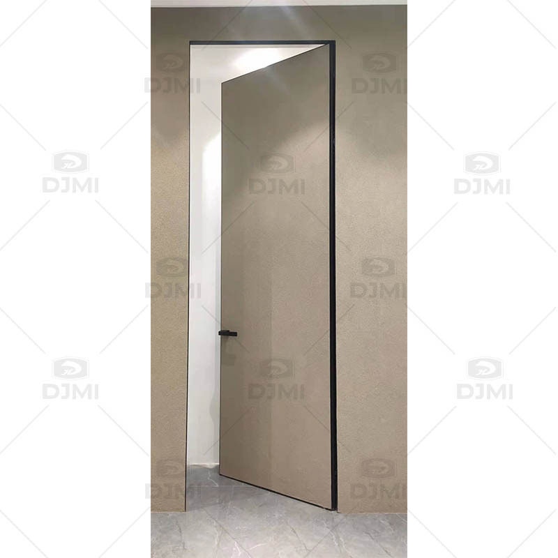 New Modern Design Wood Interior Flush Hidden Wooden Door Invisible Design With Concealed Hinges Secret Door