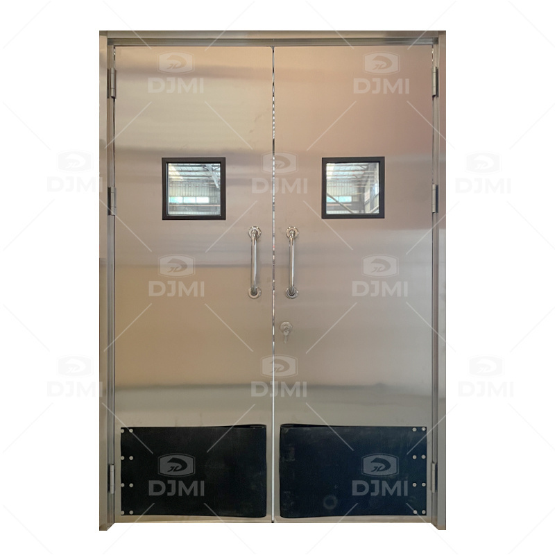 Hotel 304 Stainless Steel Door Customized Stainless Steel Kitchen Doors Restaurant Kitchen Door