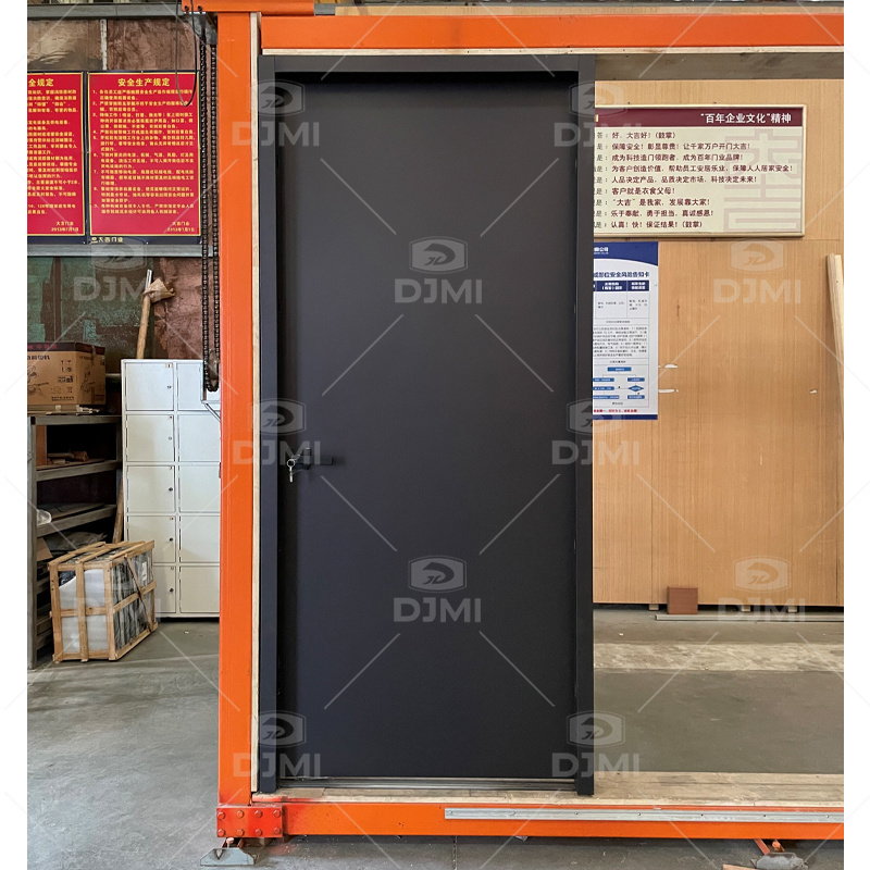 120 Minutes Steel Fire Rated Doors Fire Steel Door Wood Grain Fire Rated Steel Door Accessories