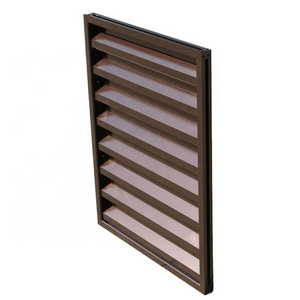 Brand New Roller Rolling Shutter Slat Factory Wooden Color Interior Plantation German Fireproof Metal Aluminum Louver Customized