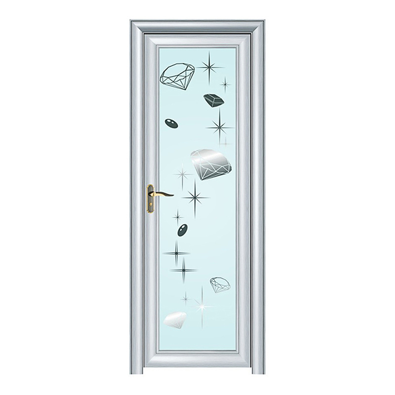 China supplier aluminum doors for toilet factory price aluminum bathroom door