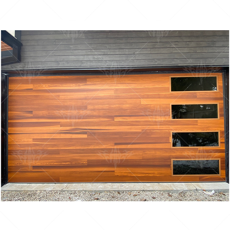 Electric modern steel garage door for dealers 9x8 garage door